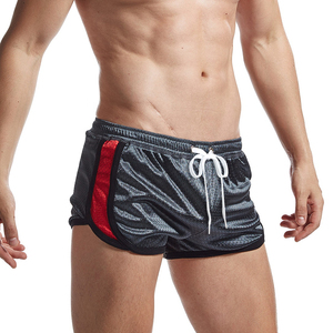 <b>Men's</b> Casual Breathable Silk Mesh <b>Shorts</b> Comfortable Gym Wear with Adjustable Waist Relaxed Fit <b>Knee</b> <b>Length</b> XS Size-Wholesale - Product Image 5