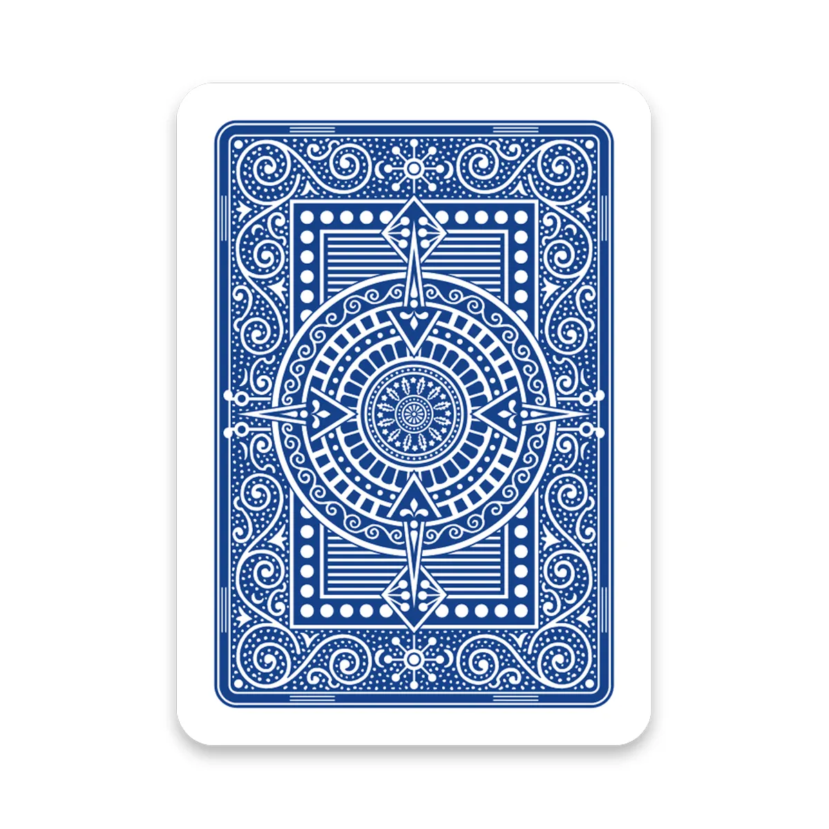 Hochwertige italienische Modiano Texas Poker 2 Jumbo Index PVC-Spielkarten blaues einzelnes Deck für das Pokerspiel