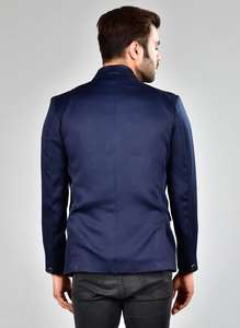 Blazer Azul Marino de Excelente Calidad, Estilo Corte, para Uso Casual, Fiestas y Eventos Sociales, Disponible a Precio de Descuento - Product Image 3