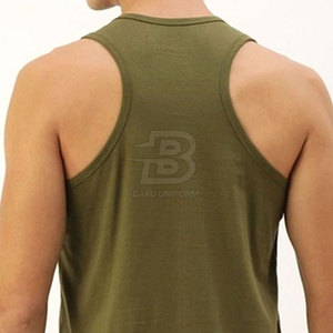 ¡Camiseta sin mangas de gimnasio en blanco liso de algodón de verano para hombre EM para culturismo a la venta! - Product Image 6