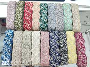 ปักดอกไม้ทำเองในหลายสีวิธีในการออกแบบชาติพันธุ์เพื่อวัตถุประสงค์ต่างๆในขนาดที่แตกต่างกันในรูปทรงกลม - Product Image 6