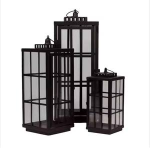 Lanterne à bougie décorative en métal noir antique pour jardin extérieur Meilleure vente - Product Image 1