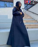 Dernier design – Robe de prière élégante pour femme musulmane, couleur unie, manches longues, en soie infroissable, faite à la main, haute qualité, idéale pour la prière