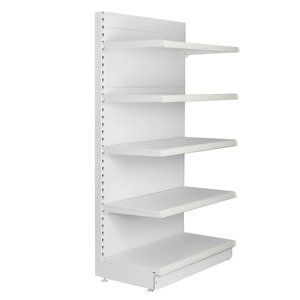 Nặng nhiệm vụ kim loại bền Gondola Kệ hiển thị giá sơn tĩnh điện cho lưu lượng truy cập cao Cửa hàng bán lẻ môi trường siêu thị - Product Image 1