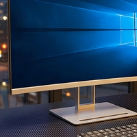 Monitor IPS de 27 Pulgadas, PC Todo en Uno, RAM Dual de 8 GB, SSD, Windows 10, Perfecto para Videoconferencias Empresariales