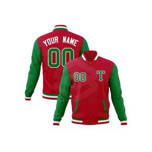 Chaqueta deportiva con letras de chenilla bordadas para hombre, chaqueta de invierno de alta calidad de último diseño de manga larga - Product Image 3