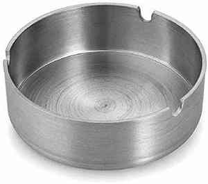 Cendrier en acier inoxydable imprimé de logo personnalisé de haute qualité - Product Image 2