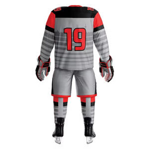 ชุดเครื่องแบบฮ็อกกี้น้ำแข็งสำหรับผู้ชายชุดเครื่องแบบฮ็อกกี้น้ำแข็งระบายอากาศได้โลโก้ออกแบบได้ตามต้องการ - Product Image 5