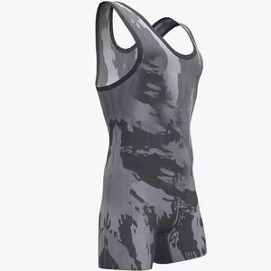 Logotipo personalizado Sublimación Ropa deportiva Impreso Levantamiento de pesas Traje de lucha libre juvenil - Product Image 4