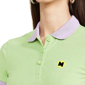 Polo pour femme T-shirt polo pour femme en gros T-shirt polo respirant à prix réduit T-shirt personnalisé pour femme - Product Image 3