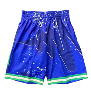 New Design Wholesale Price Custom logo Polyester <b>Mesh</b> All Over Print Basketball Shorts - Product Image 2