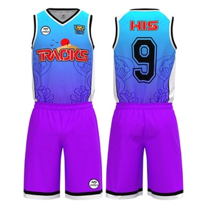 Vêtements de sport Club uniformes de basket-ball sur mesure bonne qualité Spandex jeunesse sublimé ensembles d'uniformes de basket-ball d'entraînement d'été - Product Image 4