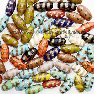 Authentic Millefiori-Style Chevron Trade <b>Glass</b> Beads Custom Made in Assorted Mixed Colors for Jewelry or Beadwork Box Packed - Product Image 6