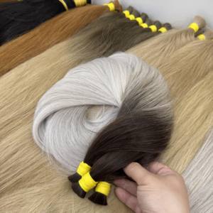 COULEURS DROITES NATURELLES SLAVIQUES RUSSES EXTENSIONS DE CHEVEUX HUMAINS VENTE CHAUDE CUTICULE ALIGNÉE - Product Image 2