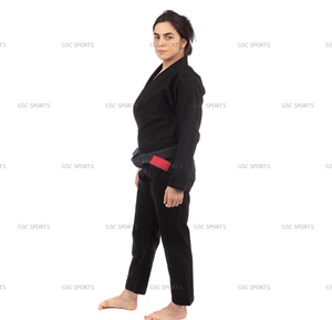 Pas de logo femmes léger de haute qualité 100% coton perle armure Jiu Jitsu GI OEM Service femmes karaté Martial blanc BJJ Gi - Product Image 3