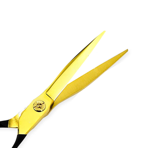 Ciseaux de coiffure professionnels en acier inoxydable, à dents, pour affiner et couper les cheveux, design personnalisé - Product Image 5