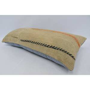 Almohada de lana estampada Vintage bohemia de lujo 16x36 pulgadas acento decorativo estilo tejido portátil para ropa de cama y vacaciones de Navidad - Product Image 5