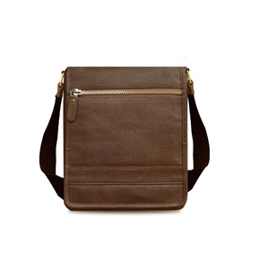 Bolsas de gimnasio de cuero genuino 100% puro, bolsa deportiva elegante para llevar libros, bolsas de mensajero para hombres y mujeres, bolsas de viaje pequeñas - Product Image 1