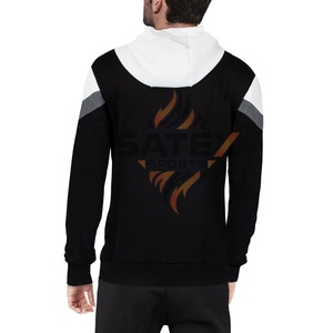 Sweat à capuche zippé pour homme léger et tendance avec poche, 100% coton polaire, service personnalisé OEM - Vente directe d'usine - Product Image 2