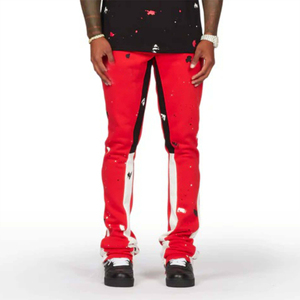 T-shirt personnalisé à peinture noire éclaboussée pour homme, coton, streetwear, manches courtes, graphique, haut tendance - Product Image 6