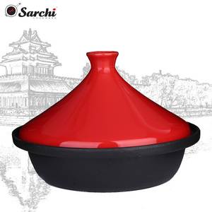 Nồi Gang Đúc Cảm Ứng Castamel, Nồi Nấu Tráng Men Cỡ Nhỏ Kiểu Moroccan - Product Image 5