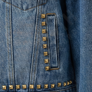 Veste en jean boutonnée pour homme, design personnalisé, vêtements robustes, mode classique, manches longues, veste en jean décontractée, streetwear, vêtements d'extérieur - Product Image 5