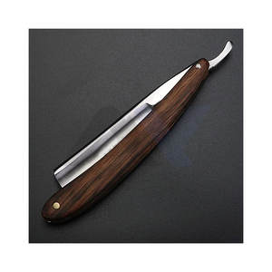 Navaja de Afeitar de Hoja Recta con Mango de Madera de Alta Calidad, Navaja de Afeitar Clásica para Hombre, Afeitado en Seco y Húmedo, Uso en Casa y Salón - Product Image 5