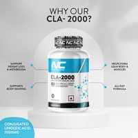 Vente chaude 2000mg d'acide linoléique conjugué (CLA) Capsule molle 60 pièces pour la nutrition sportive Supplément efficace de perte de poids