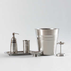 "Timeless Elegance <b>Bath</b> <b>Set</b> in Brass Antique Color a Vintage-inspired Collection for a Classic, Luxe Look." - Product Image 3