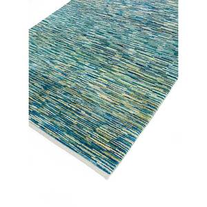 Alfombras de Lana Anudadas a Mano Nuray Azules, Rectangulares de 9x12, Diseño Oriental Abstracto, Alta Calidad para Dormitorio/Sala de Estar para Adolescentes-Pae-931 - Product Image 2