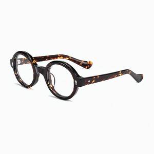 Monture de lunettes optiques rétro en acétate écaille de tortue de luxe - Product Image 5