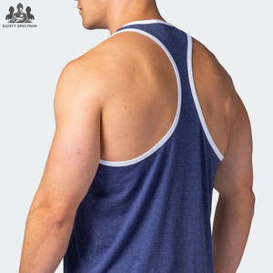 Débardeur de sport décontracté pour homme, musculation, coupe ajustée, sans manches, respirant, séchage rapide, design personnalisé, usine OEM, logo personnalisé - Product Image 5