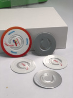 Joint d'étanchéité annulaire en feuille d'aluminium jetable, personnalisé, écologique, durable et résistant aux produits chimiques pour bouchons de bouteilles