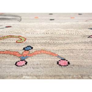 Alfombra Freedom Manchaha de Lana y Seda de Bambú Anudada a Mano, Color Marfil, 10 mm de Grosor, Diseño Abstracto para Sala de Estar, Pasillo - Les-1674 - Product Image 3