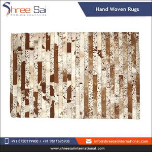 Juego de alfombras bordadas hechas a mano de yute grande más vendidas, fabricante indio ecológico directo de fábrica para sala de estar - Product Image 4