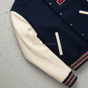 High Quality Letterman Varsity <b>Jackets</b> Wool Body Breathable Windproof Embroidery Summer Wear <b>Smart</b> and Stylish Mens <b>Jacket</b> - Product Image 4