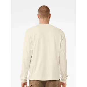 T-shirt promozionali personalizzate a maniche lunghe, modello boxy, per gadget aziendali - Product Image 3