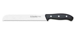 Coltello da pane Domvs, acciaio inossidabile, 20 cm. (3 Claveles 00958) - Product Image 1