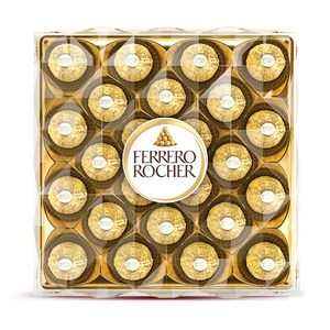 48X สำหรับเฟอร์เรโร Rocher กล่องของขวัญคริสต์มาสขนาด21.2ออนซ์/600กรัมช็อกโกแลตแข็งลูกอมบิสกิตแยม