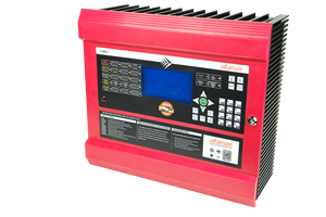 Panneau de commande d'alarme incendie Alfamax I-1000-3 adressable à 3 boucles, détection intelligente, écran LCD graphique - Product Image 2
