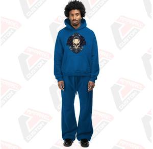 Ensemble de survêtement pour homme ultra confortable, respirant, élégant, uni, 2 pièces, 100% polyester, hiver, personnalisable - Product Image 1