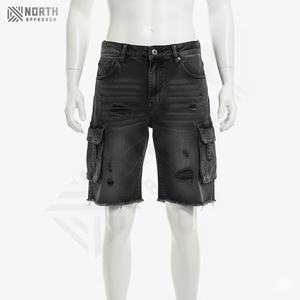 Pantalones Cortos Cargo Holgados de Lona con Cordón para Hombre, Estilo Casual de Verano, Personalizados de Alta Calidad OEM ODM - Product Image 1