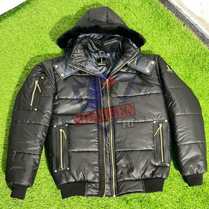 Veste matelassée camouflage patchwork à la mode, imperméable, réversible, décontractée, streetwear, varsity, hiver, haute rue, best-seller - Product Image 2