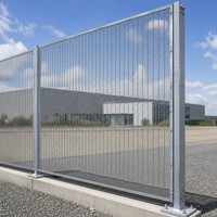 Clôture en maille anti-escalade haute sécurité 358, panneau en acier galvanisé Clearview, hauteur 2 m