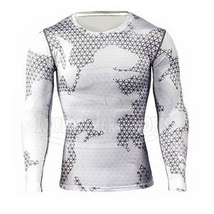 เสื้อยืดผู้ชายน้ำหนักเบาเข้ารูปเสื้ออัดแบบระเหิด - Product Image 1