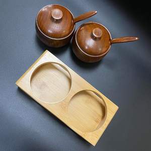 ชุดกล่องใส่เครื่องเทศและเกลือแบบพับได้ ทำจากไม้ เป็นมิตรกับสิ่งแวดล้อม 2 ชิ้น ใช้งานง่ายบนเคาน์เตอร์ สำหรับใส่เครื่องปรุงรสที่คุณชื่นชอบ - Product Image 4