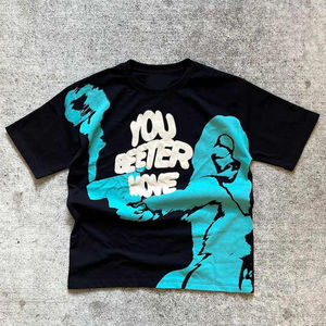 T-shirt vierge bon marché pour hommes, 100% coton, à séchage rapide, avec lavage à l'acide, impression par sublimation personnalisée avec logo - Product Image 5