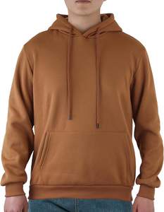 Sweat-shirt à capuche en coton 100% blanc pour homme, coupe classique, impression numérique personnalisée de haute qualité, automne - Product Image 3