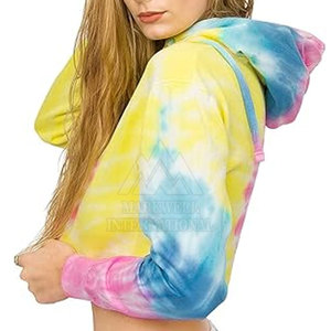 Ropa informal de alta calidad Sudaderas con capucha para mujer Precio razonable Sudaderas con capucha cortas más vendidas - Product Image 5