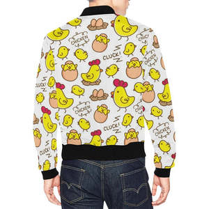 Customized Gradient Zipper Bomber <b>Jacket</b> Men Loose Casual Street Wear Canvas Winter Sublimation Printclub <b>Jacket</b> Autumn Style - Product Image 4